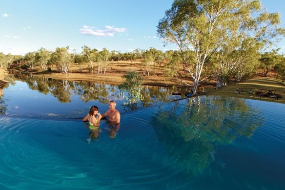 Cobbold Gorge Village’s infinity pool.