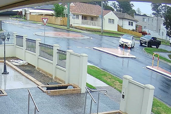 Police have released CCTV footage - showing a white Toyota Corolla and a dark-coloured Toyota HiLux - in regards to their investigations into a kidnapping in Ryde last year.