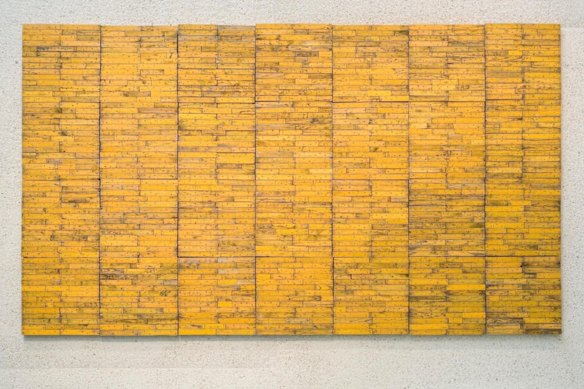 Plenty, de Rosalie Gascoigne, 1986. A aclamada artista australiana (1917-1999) é tema de uma grande exposição em Bundanon.