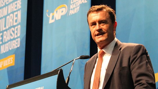 Former LNP president Gary Spence is fighting Labor's property developer donation laws in the High Court.