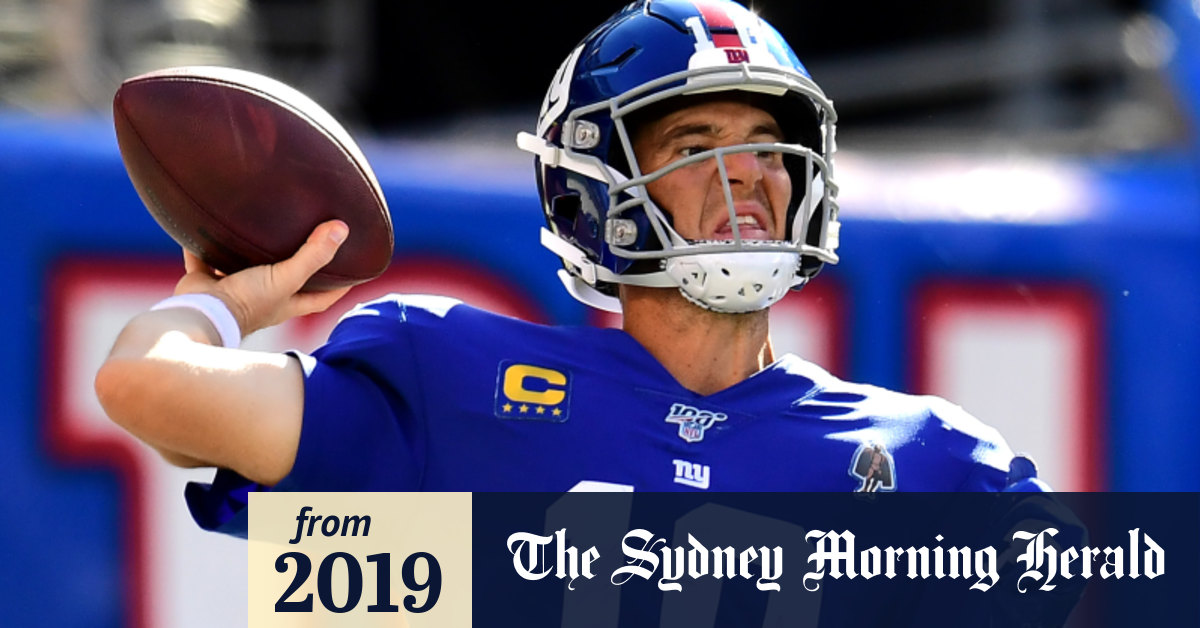 Nfl 2019 New York Giants Eli Manning Benched For Rookie As Veteran Quarterbacks Hit The Skids