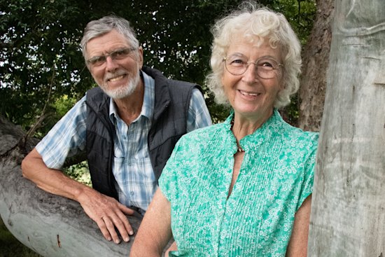 Local activists and forest saviours Hugh and Nan Nicholson.
