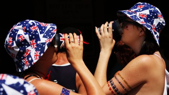 Woolworths says it sells Australian flags year-round but will no longer be selling additional merchandise for Australia Day.