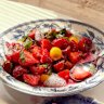 Rosheen Kaul's strawberry and tomato salad is packed with spicy, fruity flavours.