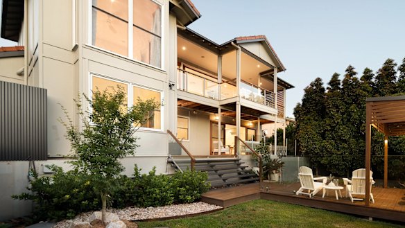 The five-bedroom house at 57 Fifth Avenue in Wilston sold at auction.