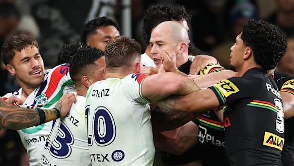 Dylan Edwards was in the middle of everything on Sunday for the Panthers, and should be the NSW No.1.