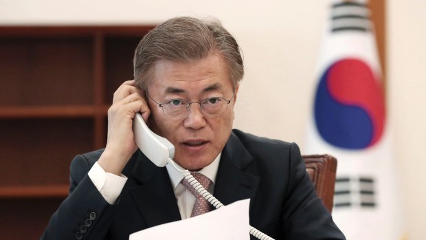 South Korean President Moon Jae-in
