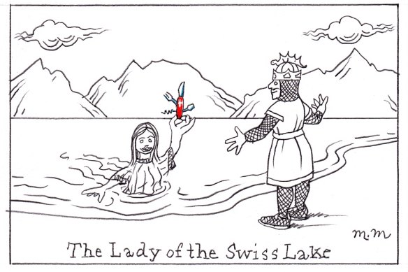 King Arthur and the Lady of the Swiss Lake.