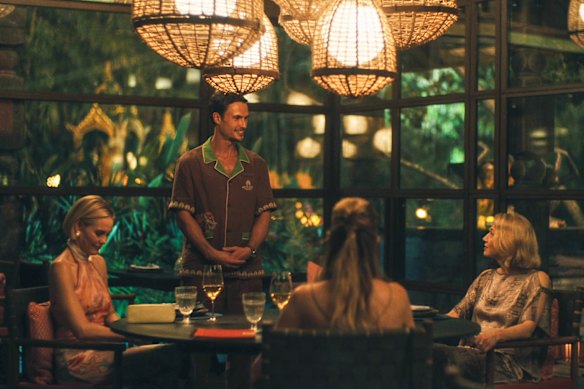 A scene of luxury from The White Lotus.