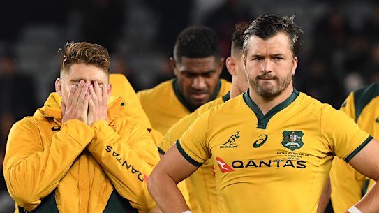 The pain of defeat was clear to see.