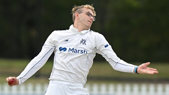 Victoria’s Todd Murphy in action.