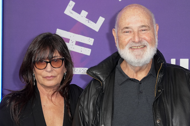 Michele Singer Reiner, Rob Reiner at SNL50: The Homecoming Concert at Radio City Music Hall on February 14, 2025 in New York, New York