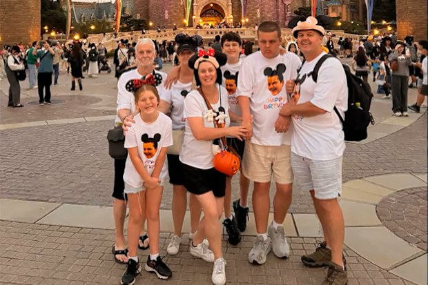 The family had travelled several times before, so they booked a holiday to Disneyland in Japan.