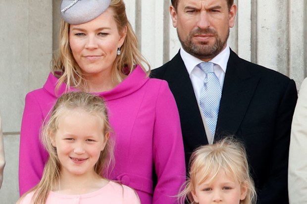 Autumn Phillips Peter Phillips daughters Savannah Isla