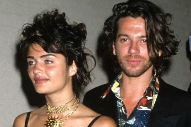 Helena Christensen and Michael Hutchence
