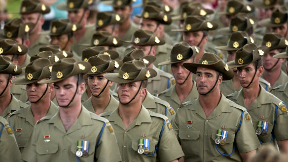 The federal government is considering options to allow non-citizens to serve in the Australian Defence Force.