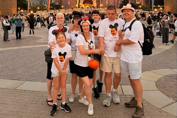 The family had travelled several times before, so they booked a holiday to Disneyland in Japan.