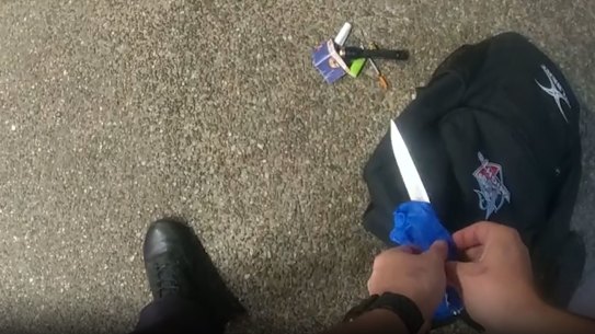 Police have found several people with knives after searching hundreds of people over the Easter weekend. 