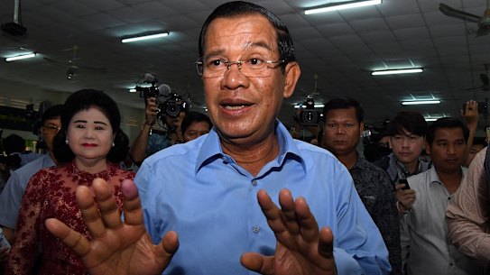 President of the Cambodian People's Party Hun Sen.