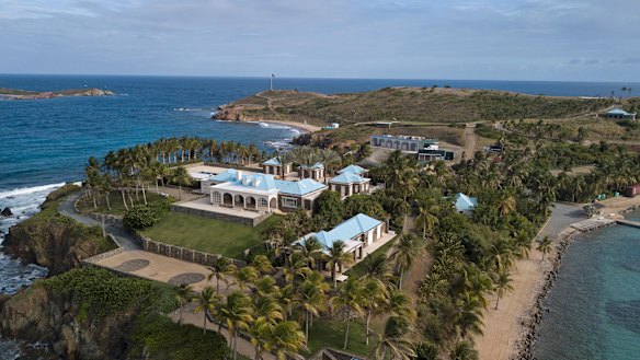 Jeffrey Epstein's home sits on the island of Little St James in the US Virgin Islands. It was one of many homes owned by the hedge fund manager.