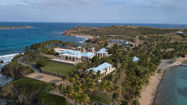 Jeffrey Epstein's home sits on the island of Little St James in the US Virgin Islands. It was one of many homes owned by the hedge fund manager.