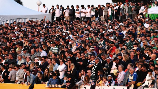 Iconic: In three years at North Sydney Oval, Shute Shield crowds swelled to triple the size of the 2015 final at Concord Oval. 