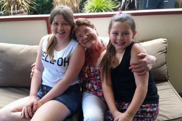 Georgina Serbec (pictured with her granddaughters) was hit and killed by a car driven by an unsupervised L-plate driver.