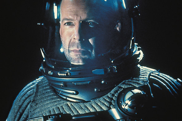 Life imitating fiction: Bruce Willis in Armageddon.