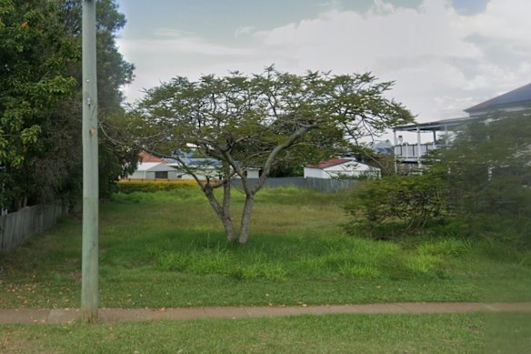 The vacant block of land on Wellington Street, Virginia.