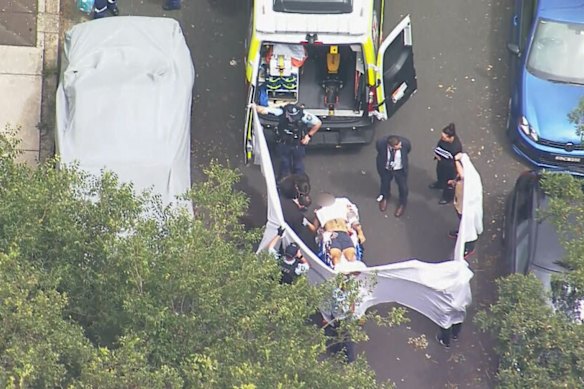 Police were called to a Potts Point unit block on Tuesday morning.