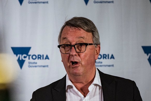 Victorian Health Minister Martin Foley. 