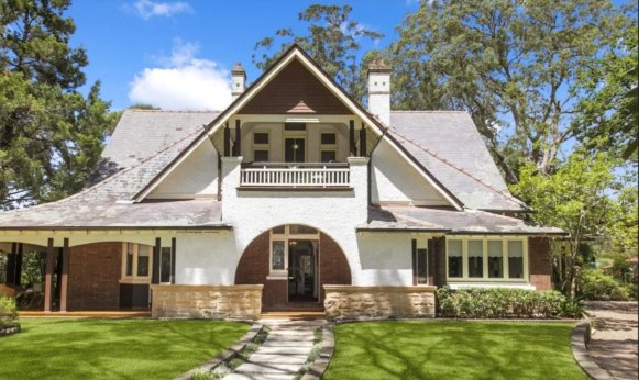 Mount Errington in Hornsby is considered a strong example of the arts and crafts Federation style of home. 