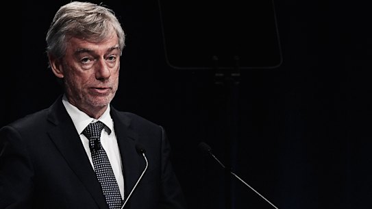 Lindsay Maxsted at the Westpac AGM on Thursday.