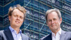 Boosting the pipeline: AXA IM Australia head Antoine Mesnage, left, and CEFC CEO Ian Learmonth at the 397-unit Westmead project  in Sydney. 