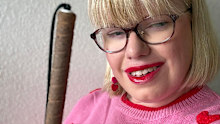 Jane Britt is blind and deaf and concerned about the government's NDIS bill.