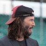 Keanu Reeves tackles Formula 1 doco armed with notes - lots of notes