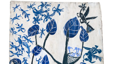 Dhambit Mununggurr's Bees at Gäṉgän 2019 (detail)