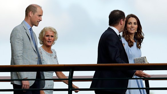 Prince William, left, and Kate, pictured last month in London.