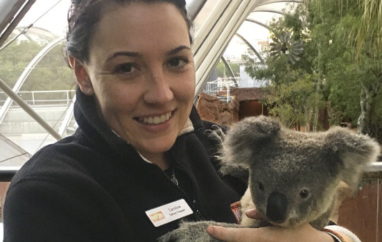 Caroline Monro, the curatorial director of Wildlife Sydney and Australian zookeeper of the year in 2017. 