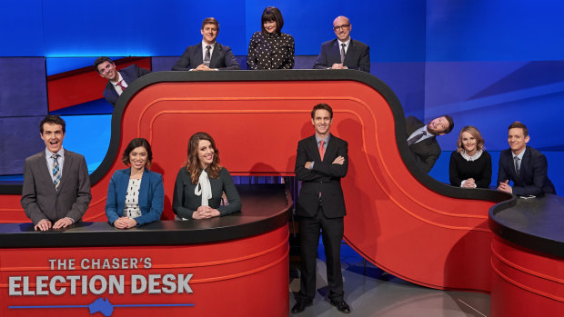 The Chaser's Election Desk special in 2016.