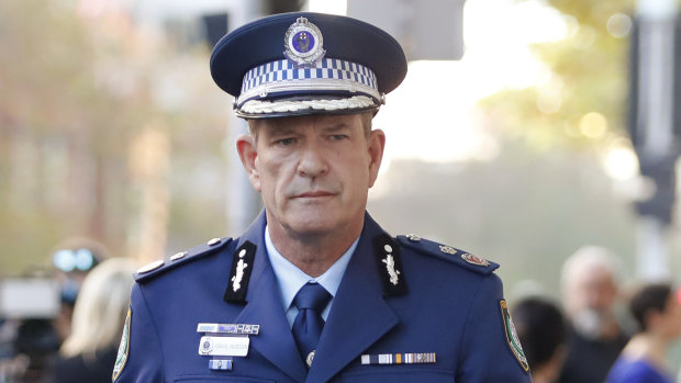 Investigations and Counter Terrorism Deputy Commissioner Dave Hudson says police will be deployed "in a high visibility manner into areas of the Sydney CBD and public transport network".