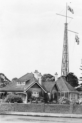 Radio mast and Sir Ernest Fisk's home, Wahroonga