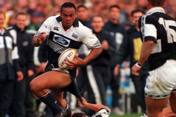 Jonah Lomu during the first season of Super 12 in 1996.