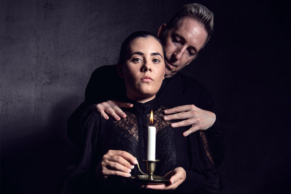 Sophie Salvesani, who plays the Governess, and Kanen Breen (Peter Quint).
 