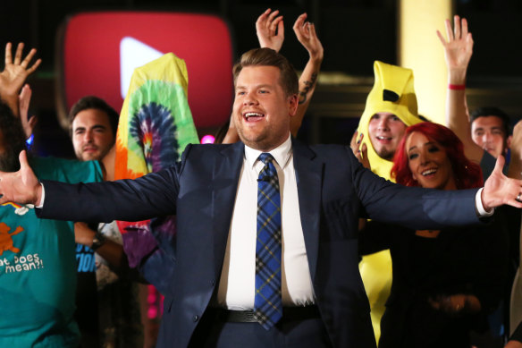 James Corden has apologised after he was rude to restaurant staff.