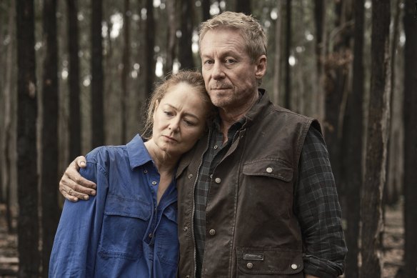 Miranda Otto and Richard Roxburgh star in episode 2 of Fires.