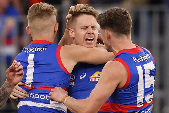 Intrigue surrounds Lachie Hunter’s place in the Western Bulldogs team.