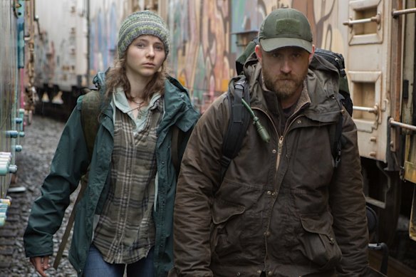 Tom (Thomasin Mckenzie) and Will (Ben Foster) in Debra Granik’s drama Leave No Trace. 