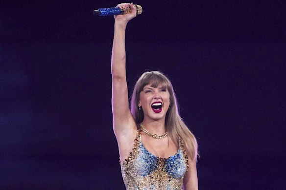 Taylor Swift during last year’s Eras tour. 
