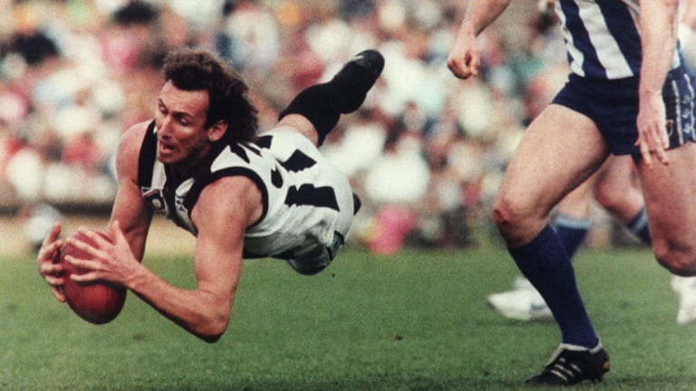 Peter Daicos in action.